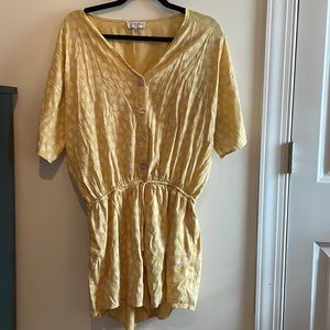 Sabo Skirt yellow floral romper